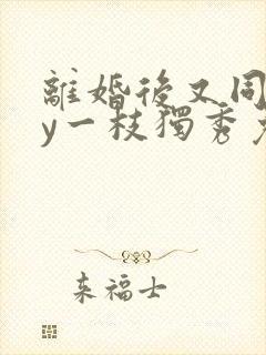 离婚后又同居by一枝独秀免费阅读