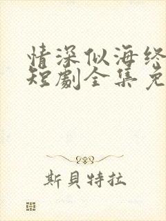 情深似海终成空短剧全集免费观看