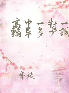 高中一对一数学辅导多少钱一节课