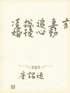 凌总追妻有点甜婚后心动