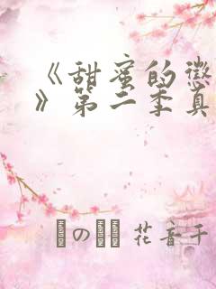 《甜蜜的惩罚2》第二季真人