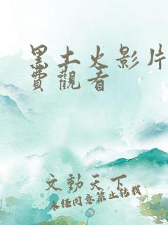 黑土火影片子免费观看