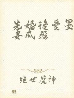 先婚后爱墨少宠妻成瘾