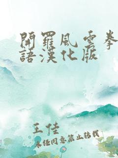 开罗风云拳击物语汉化版