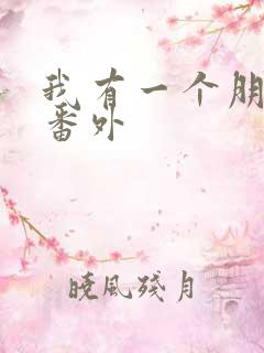 我有一个朋友 番外