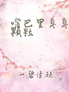 嘴巴里臭臭的小颗粒