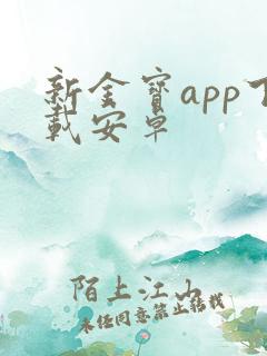 新金宝app下载安卓