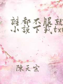 谁都不服就扶他小说下载txt