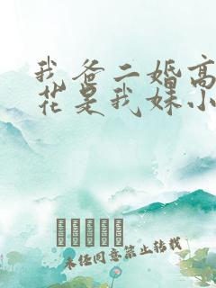 我爸二婚高冷校花是我妹小说