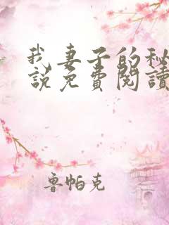 我妻子的秘密小说免费阅读