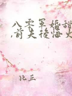 八零军婚甜蜜蜜,前夫后悔火葬场