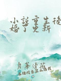 小说重生后我逃婚了更新