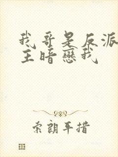 我哥是反派,男主暗恋我