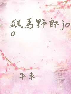 飙马野郎jojo