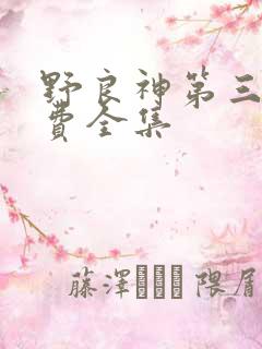 野良神第三季免费全集