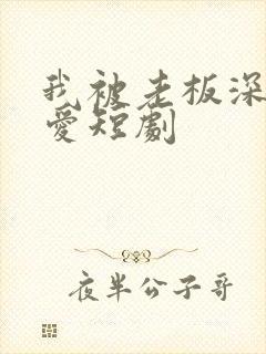 我被老板深深溺爱短剧