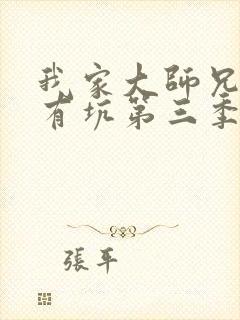 我家大师兄脑子有坑第三季免费动漫