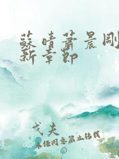 苏晴萧晨刚刚更新章节