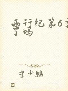 西行纪第6季出了吗