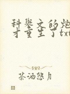 科举文的炮灰秀才重生了txt下载