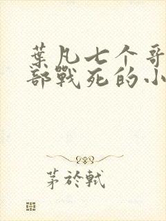 叶凡七个哥哥全部战死的小说书名