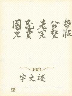 国民老公带回家免费完整版