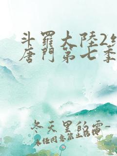 斗罗大陆2绝世唐门第七季