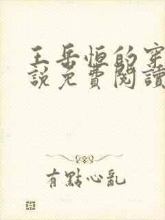 王岳恒的穿越小说免费阅读