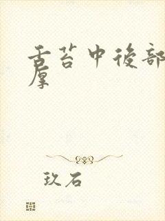 舌苔中后部白腻厚