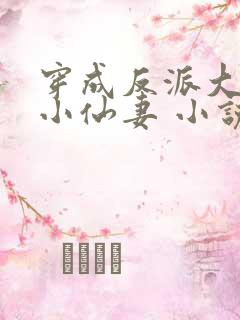 穿成反派大佬的小仙妻 小说