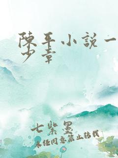 陈平小说一共多少章