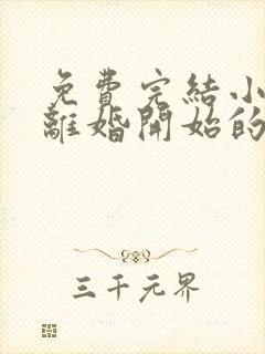 免费完结小说从离婚开始的文娱