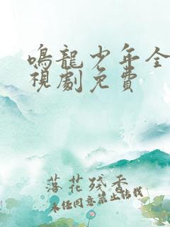 鸣龙少年全集电视剧免费