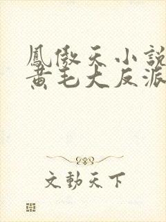凤傲天小说里的黄毛大反派也想要幸福小说