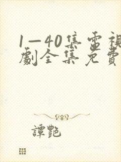 1—40集电视剧全集免费观看