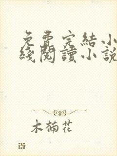 免费完结小说在线阅读小说