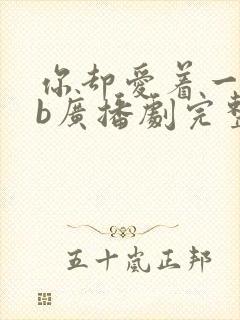 你却爱着一个傻b广播剧完整版