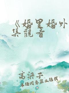 《婚里婚外》全集观看