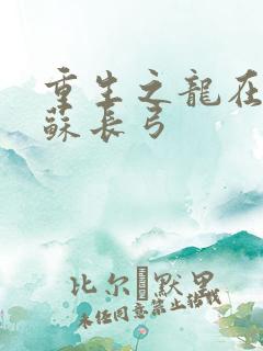 重生之龙在都市苏长弓