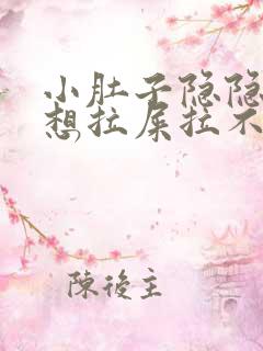 小肚子隐隐作痛想拉屎拉不出来