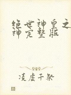 绝世神皇之第一神完整版