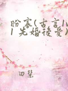 盼寡(古言1v1 先婚后爱)