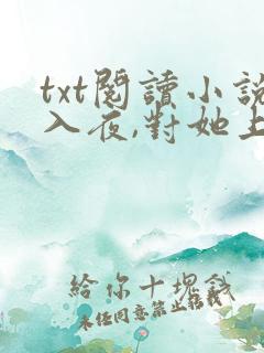 txt阅读小说入夜,对她上瘾