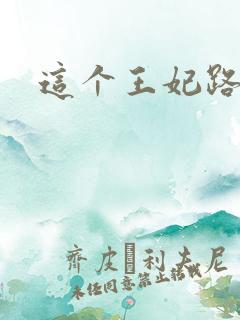 这个王妃路子野