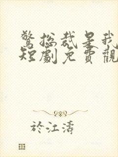 惊总裁是我老公短剧免费观看