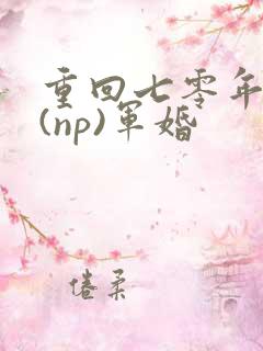 重回七零年代文(np)军婚