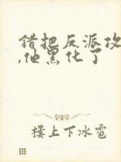 错把反派攻略后,他黑化了