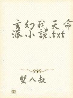 玄幻我天命大反派小说.txt