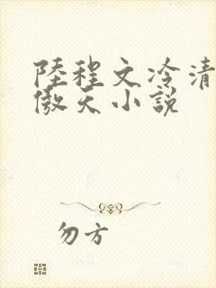 陆程文冷清秋龙傲天小说