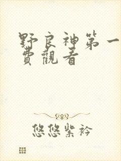 野良神第一季免费观看